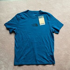 The North Face Men’s Short Sleeve Tee — Teal Blue